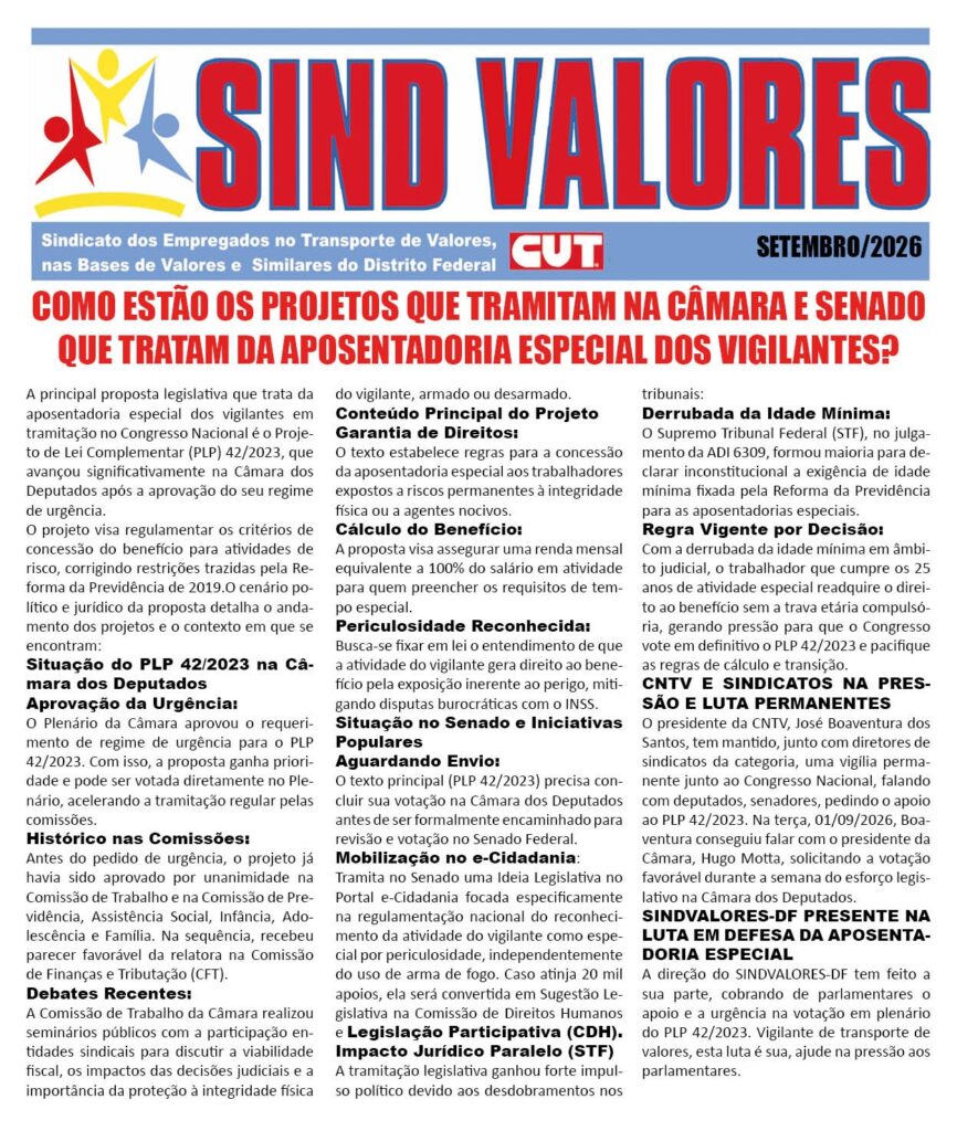 Informativo Sindvalores 09/2026